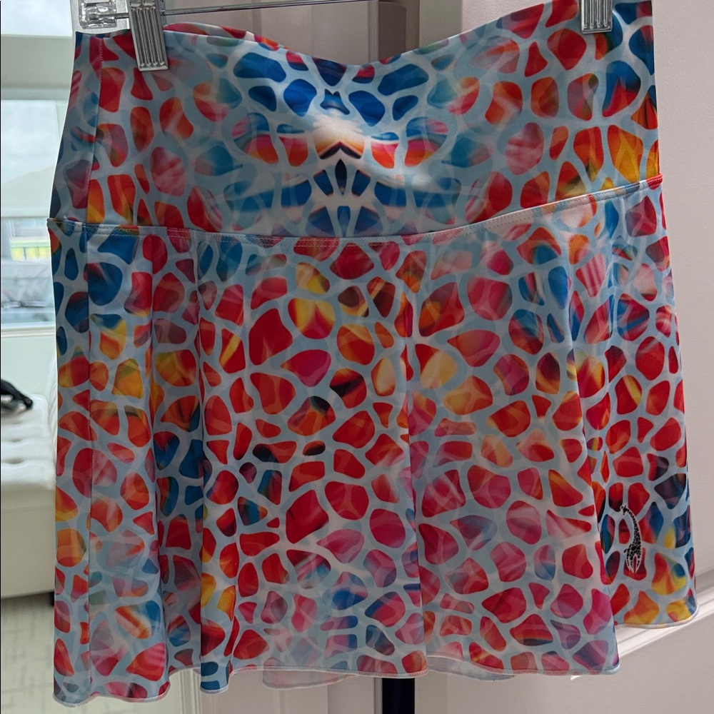Vibrant Multicolor Skater Skirt